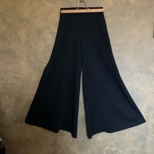 Vintage 70s Wide Leg Bellbottom High Waist Palazzo Pants